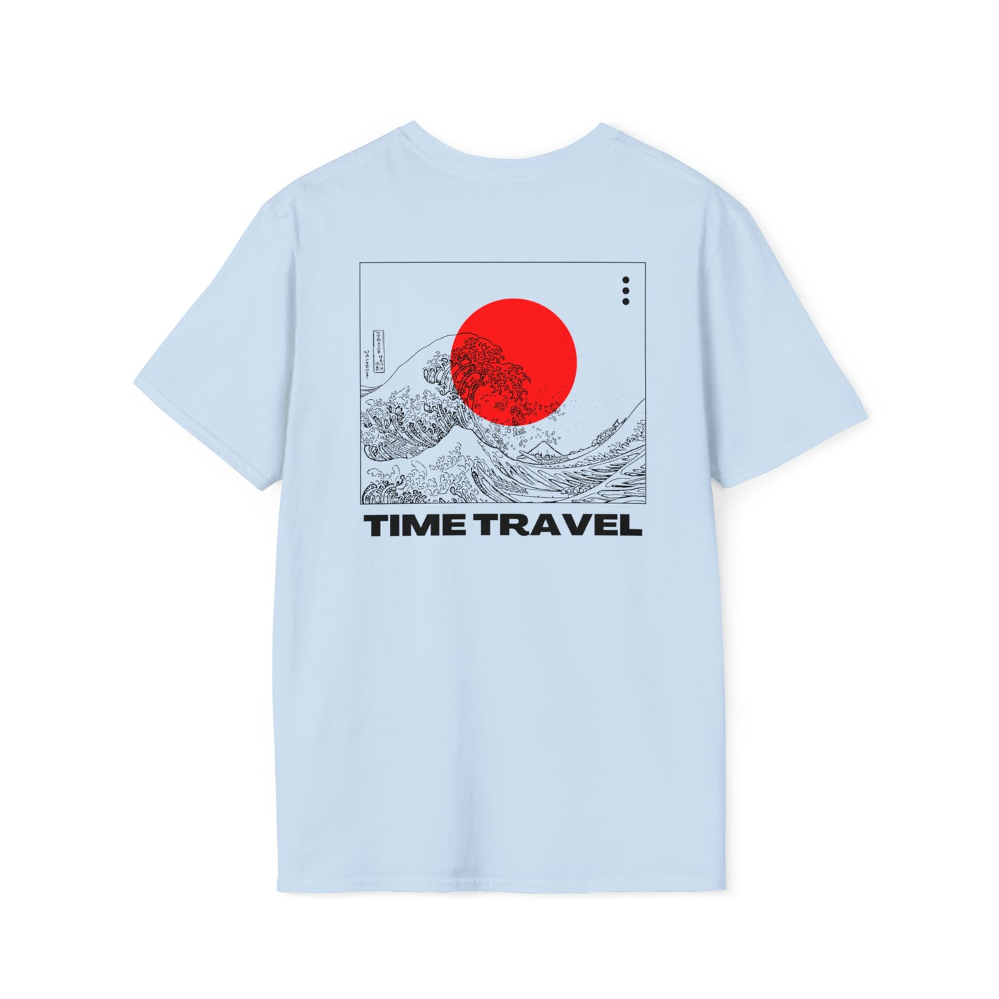 "Time Travel" White/Grey Softstyle T-Shirt