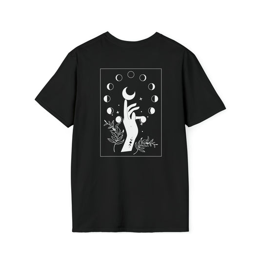 "The Moon" Black Softstyle T-Shirt