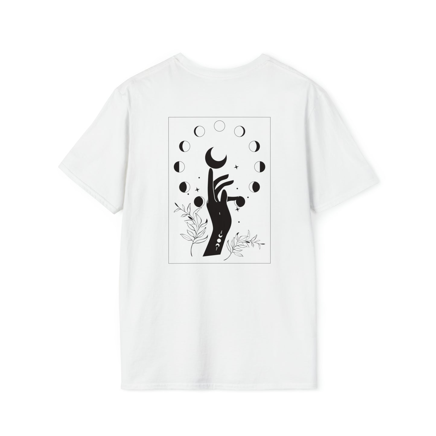 "The Moon" White Softstyle T-Shirt