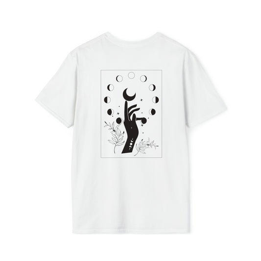 "The Moon" White Softstyle T-Shirt